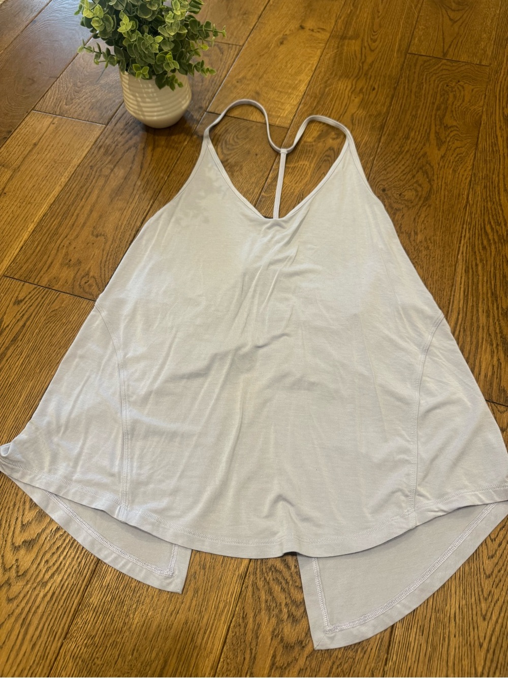 Lululemon modal silk yoga tank size 6